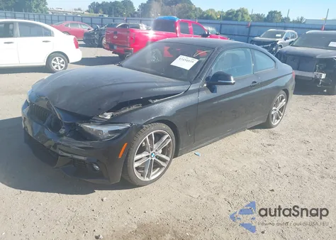2019 BMW 430I z USA, uszkodzony, nr VIN WBA4W3C56KAF92588